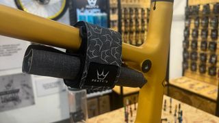 Peaty's Hold Fast Trail tool wrap on bike frame