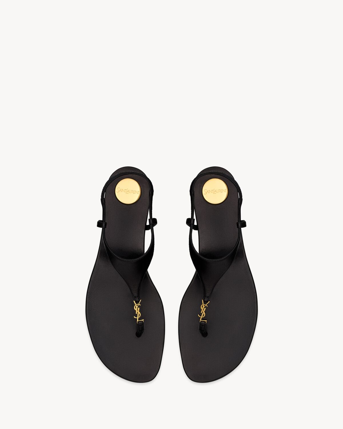 Women's Cassandra Sandals in Smooth Leather in Black