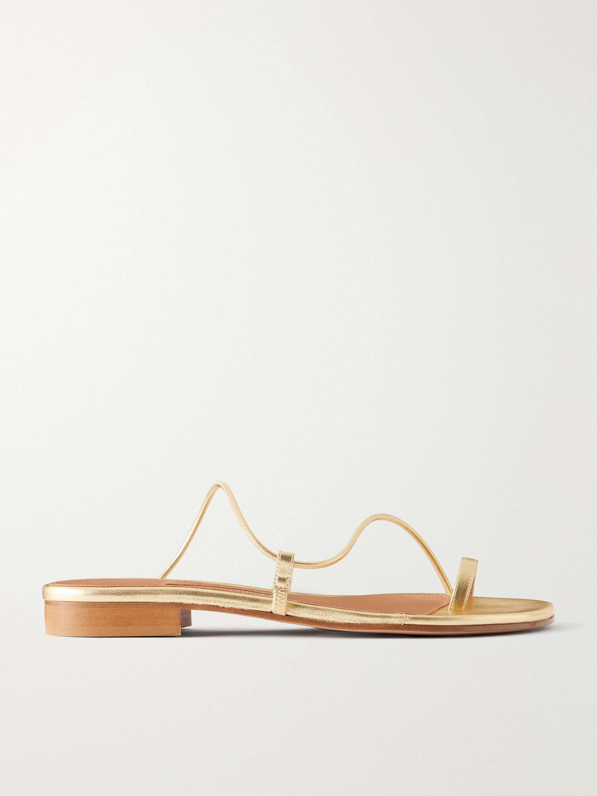 Susan Metallic-Leather Sandals