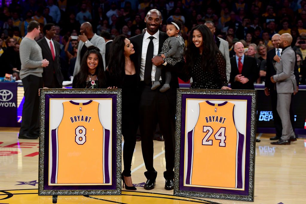 Kobe, Vanessa, Natalia, Gianna, and Bianka Bryant.