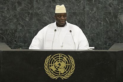 Former Gambian President Yahya Jammeh in 2013