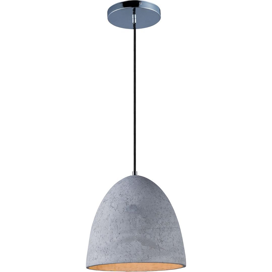 A concrete pendant light