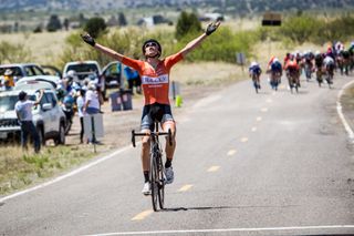 Rally Cycling's Matteo Dal-Cin wins stage 1 at the 2017 Tour of the Gila
