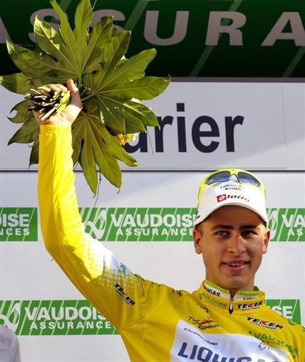 Slovakia's Peter Sagan (Liquigas - Doimo) took over race leadership from Marco Pinotti.
