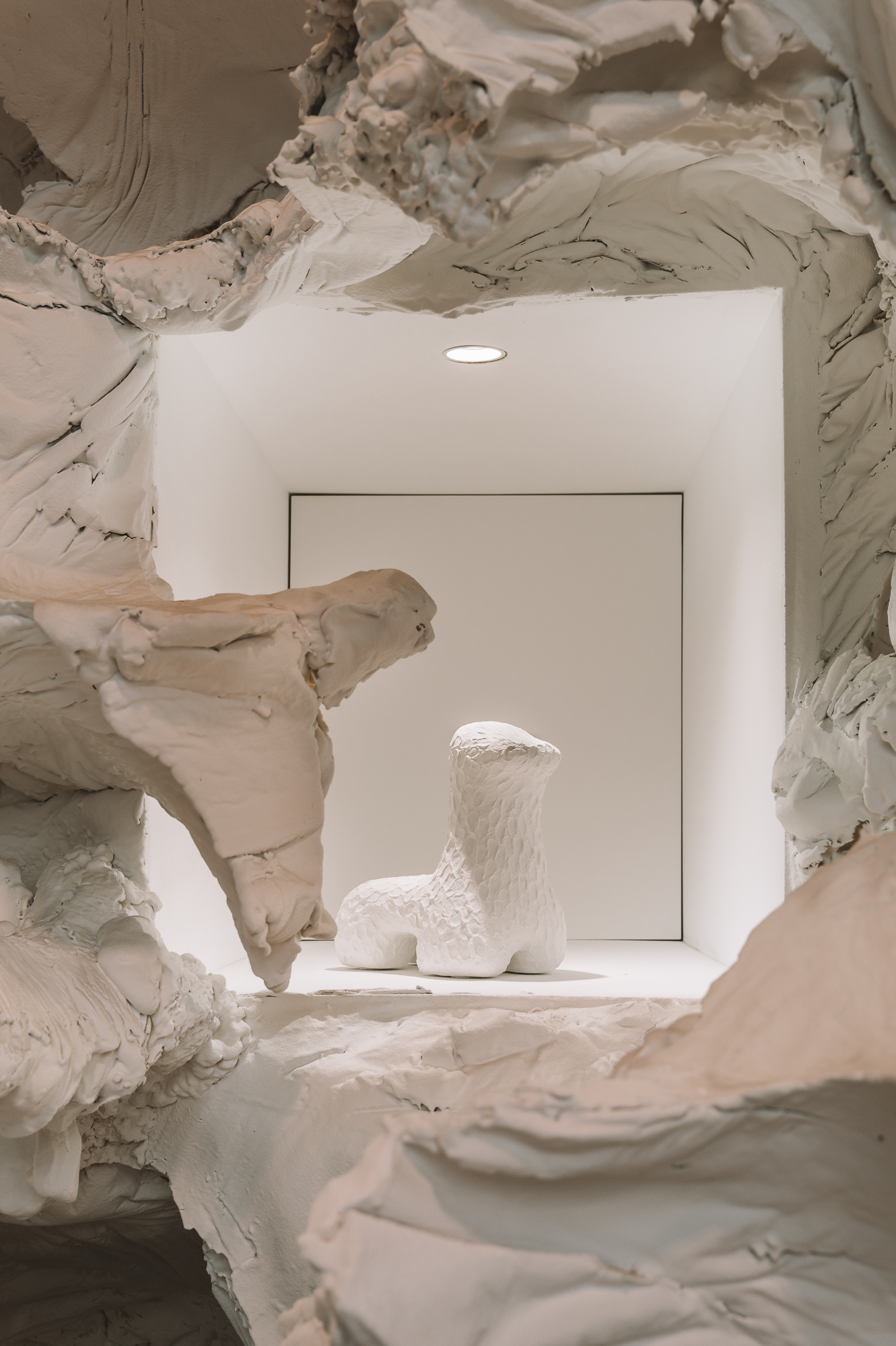 Exhibition by Bocci in a wharehouse in Berlin