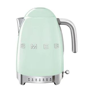 Smeg Variable Temperature Electric Kettle against a white background.