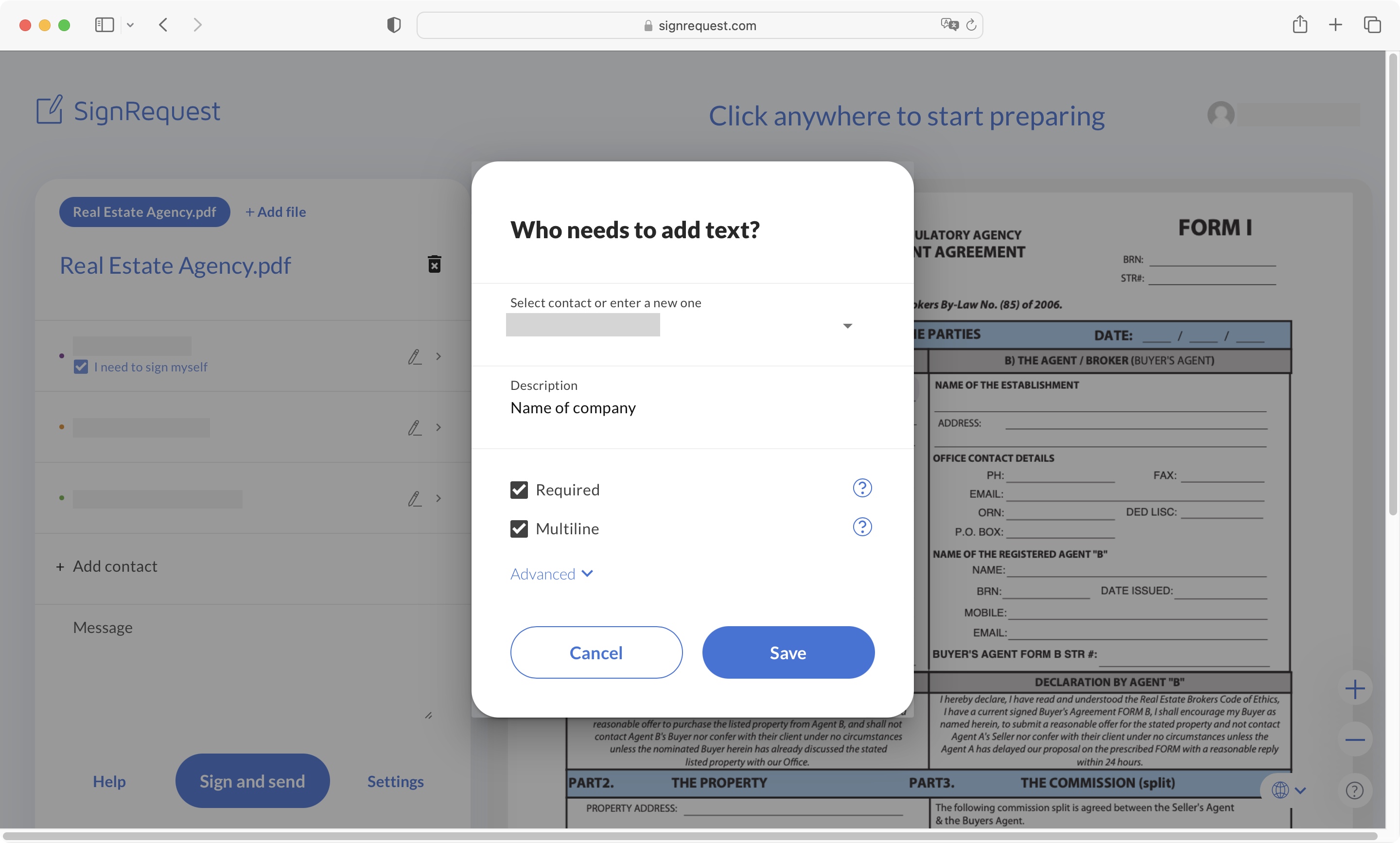 SignRequest eSign software during our test and review process