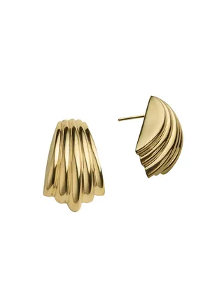 Cooper 14K-Gold-Plated Stud Earrings