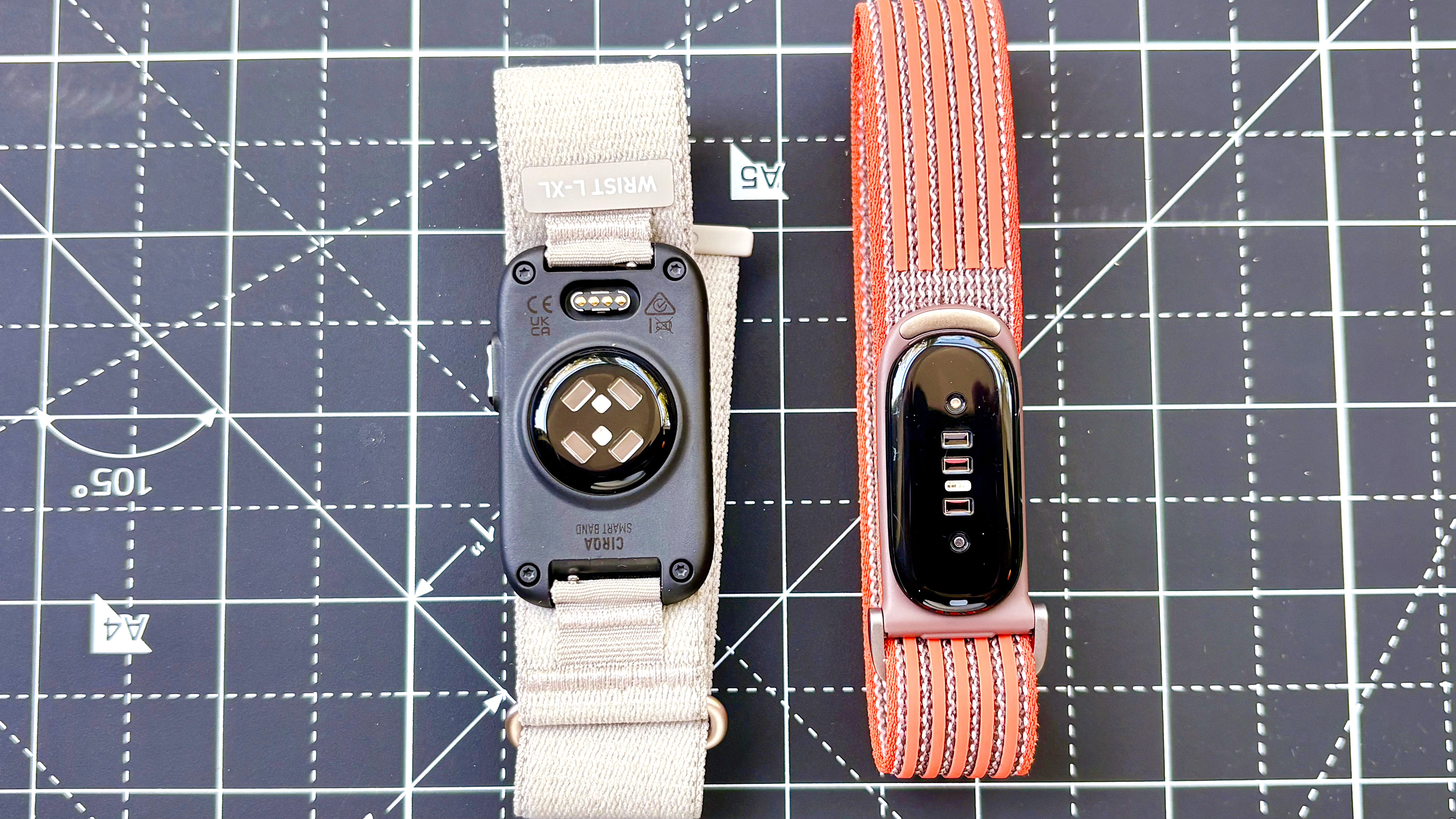 Close-up of the Garmin Cirqa screen-free fitness tracker