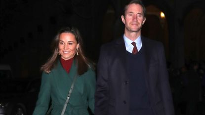 Pippa Middleton and James Matthews leaving the Henry Van Straubenzee memorial fund&#039;s Christmas carol service at St Luke&#039;s Church Chelsea