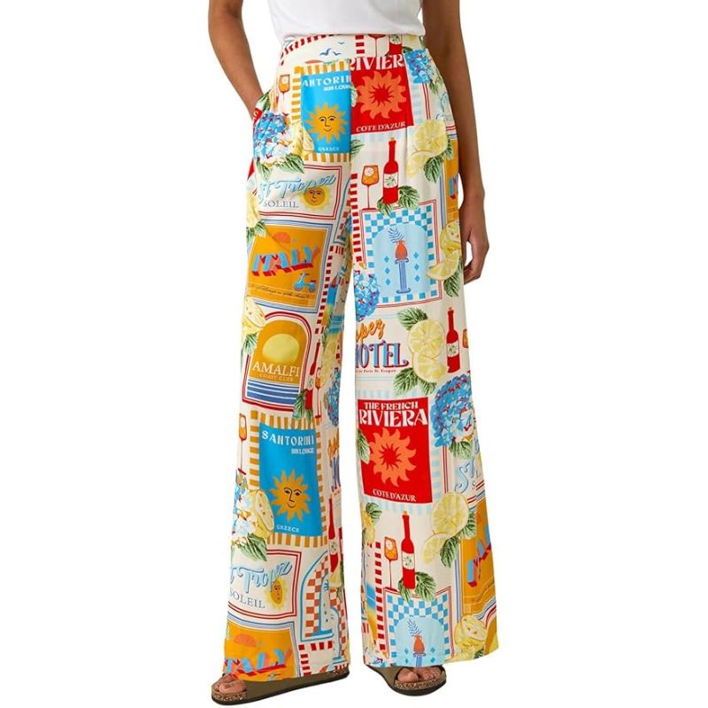 Roman Originals trousers on model 