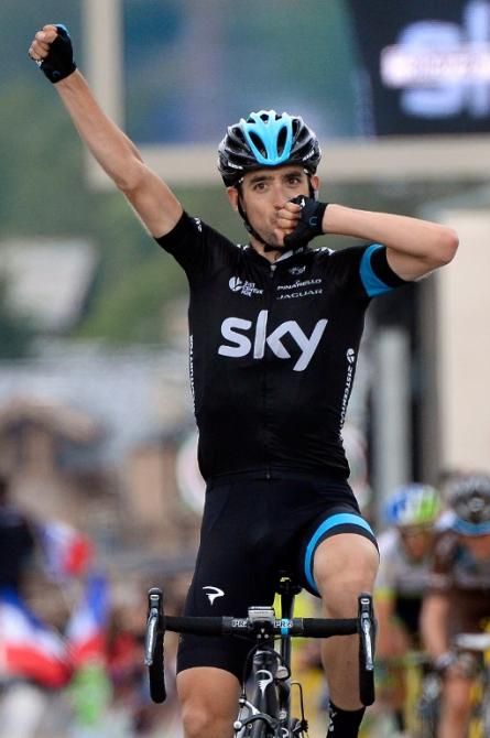 Mikel Nieve (Team Sky) wins the final stage of the Dauphine