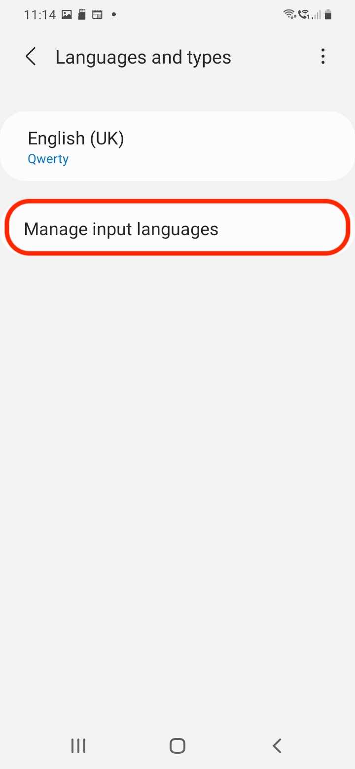 How to change the keyboard on an Android: adding more languages