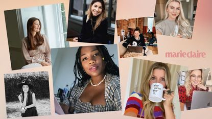 Collage of female entrepreneurs on Instagram