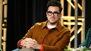 'Schitt's Creek' star Daniel Levy speaks during the Pop TV segment of the 2020 Winter TCA Press Tour at The Langham Huntington, Pasadena on Jan. 13, 2020 in Pasadena, California.