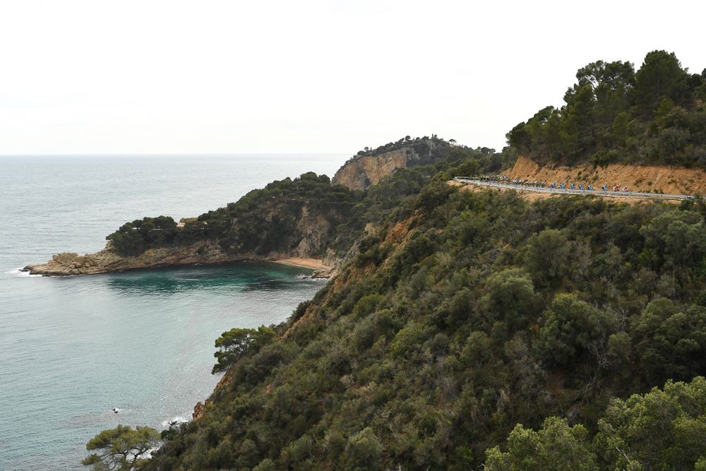 Scenery along the route of stage 1 at Volta a Catalunya