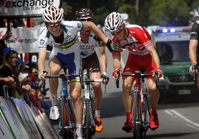There was a friendly fight for the time bonuses during the break
