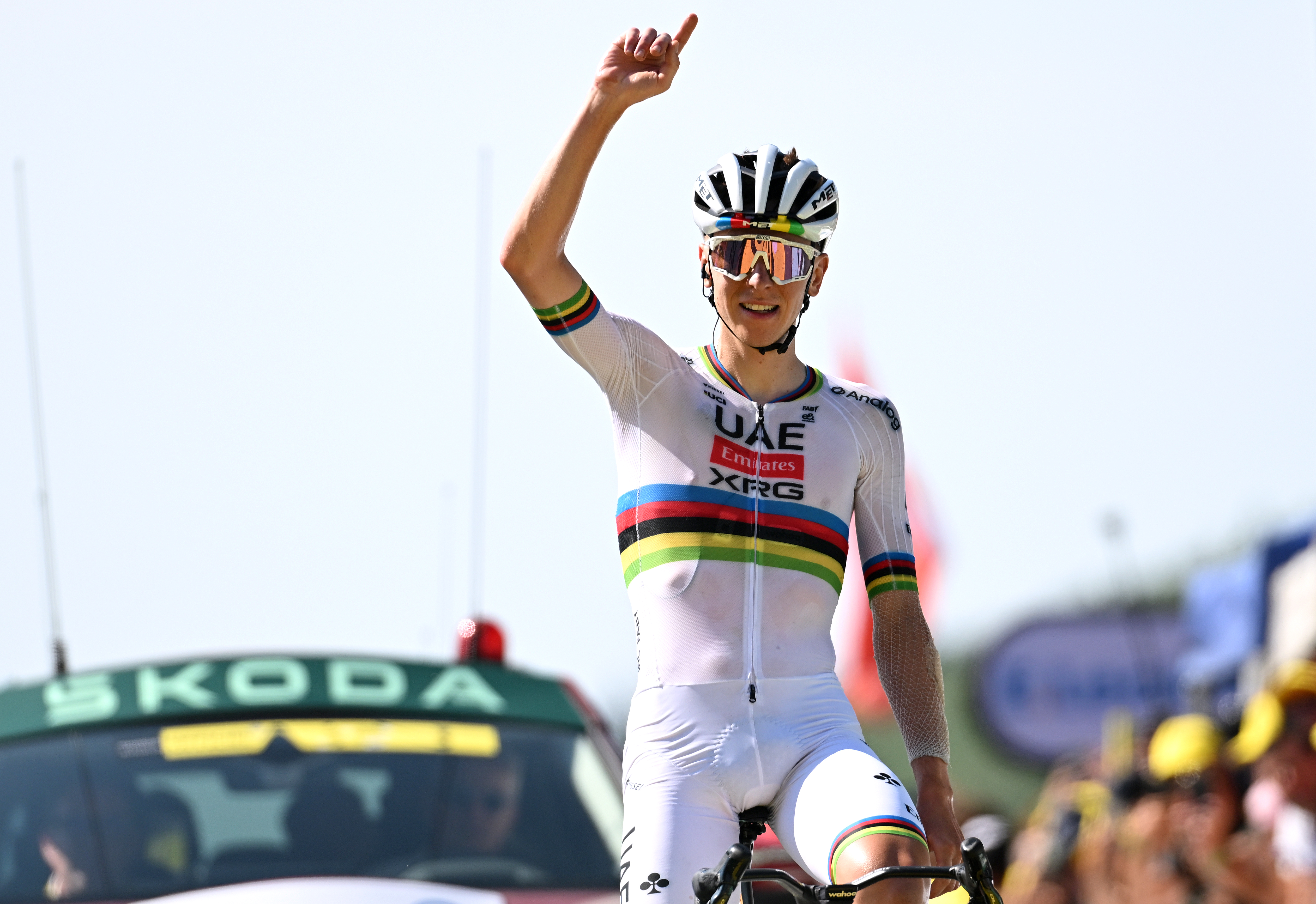 Tadej Pogačar at the Tour de France