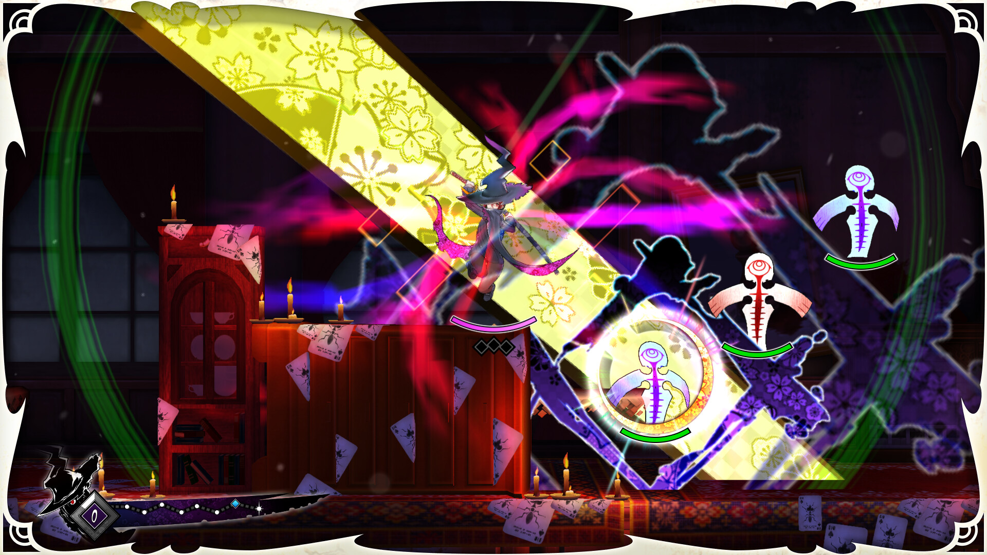 A screenshot of the upcoming Switch 2 game, Majogami.