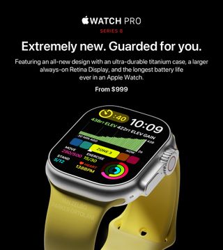 Apple Watch Pro render