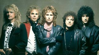 Bad English, as pictured on the cover of their debut, self-titled album