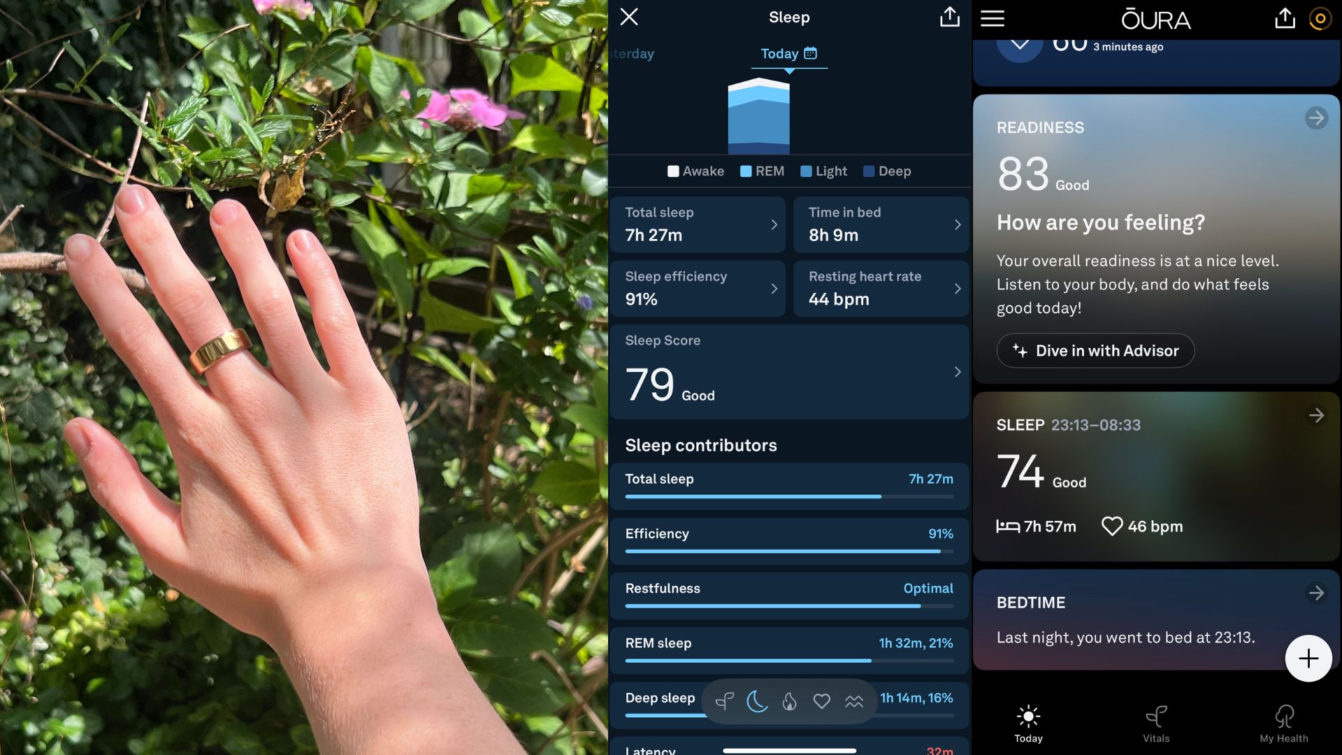 Grace Walsh testing the Oura Ring 4