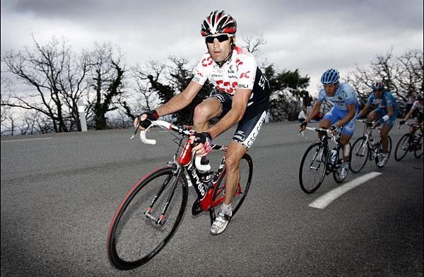 Bobby Julich had a great race and finished third on the day, being in the break all day long.
