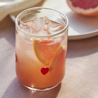 Anthropologie Icon Heart Glass