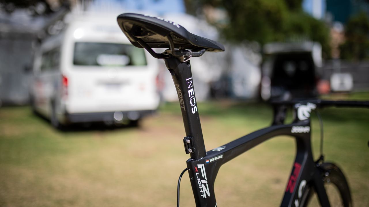 Dylan Van Baarl's Pinarello Dogma F12 XLight