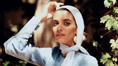 Woman wearing an Eid make-up look
