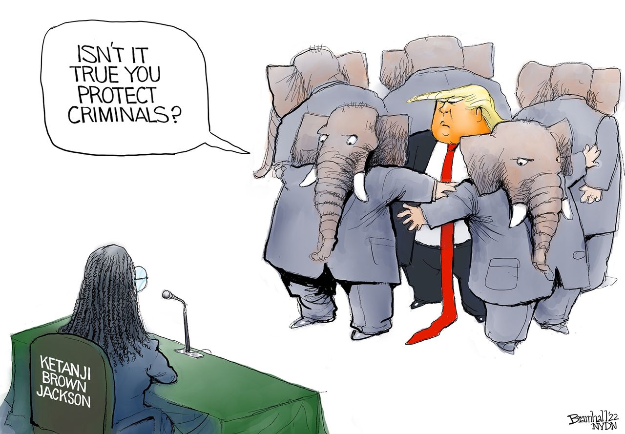 Political Cartoon.