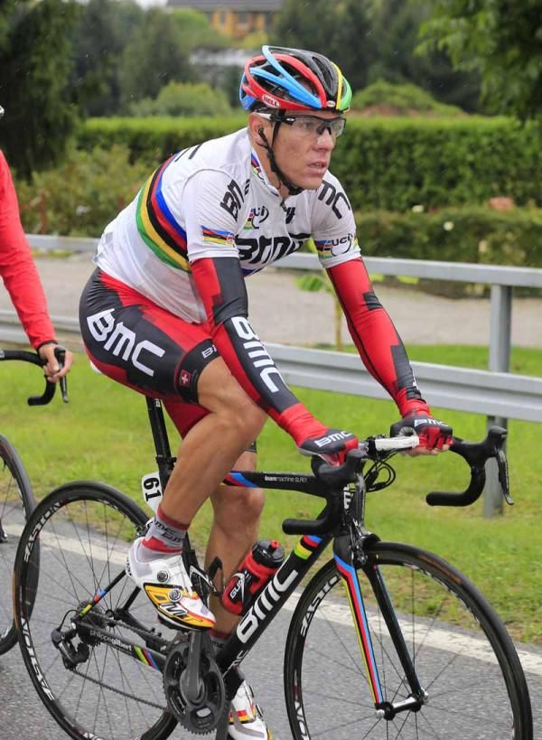 Philippe Gilbert (BMC Racing Team) before crashing out of the race
