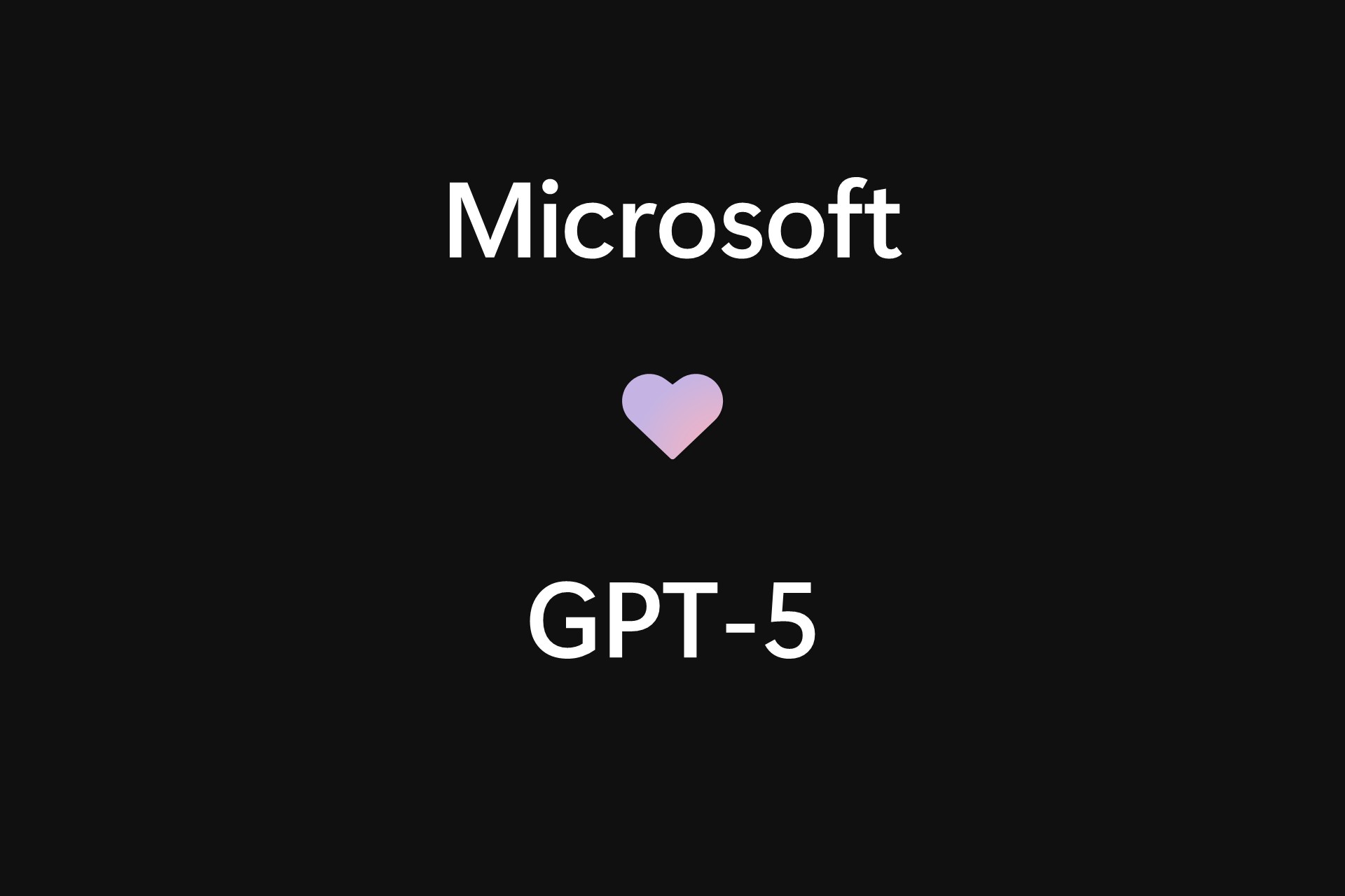 Microsoft and GPT-5