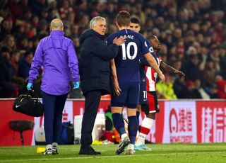 Harry Kane suffered injury in defeat