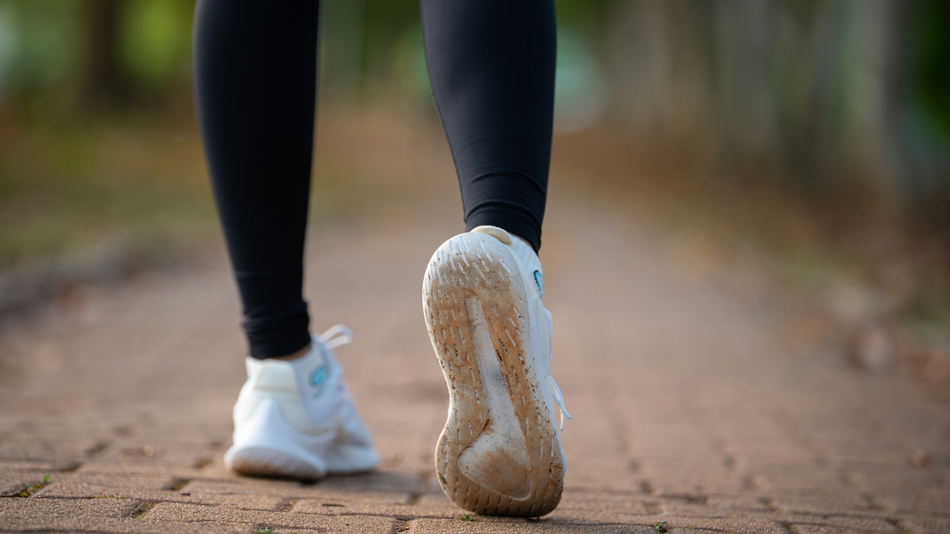 A close up of some walking trainers