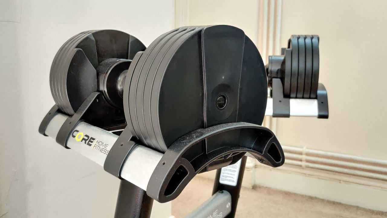 Core Fitness Adjustable Dumbbell and Stand review