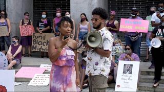 Individuals advocating for Black mothers in Aftershock, the documentary