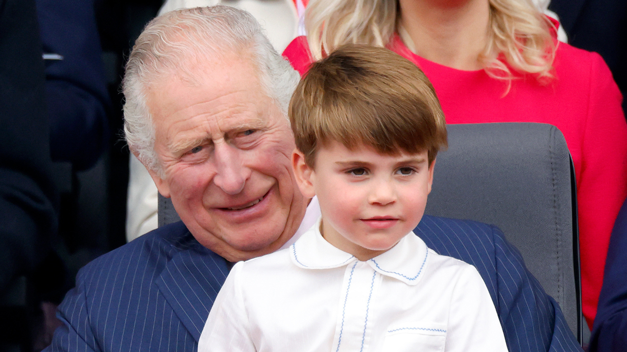 Prince Louis and King Charles