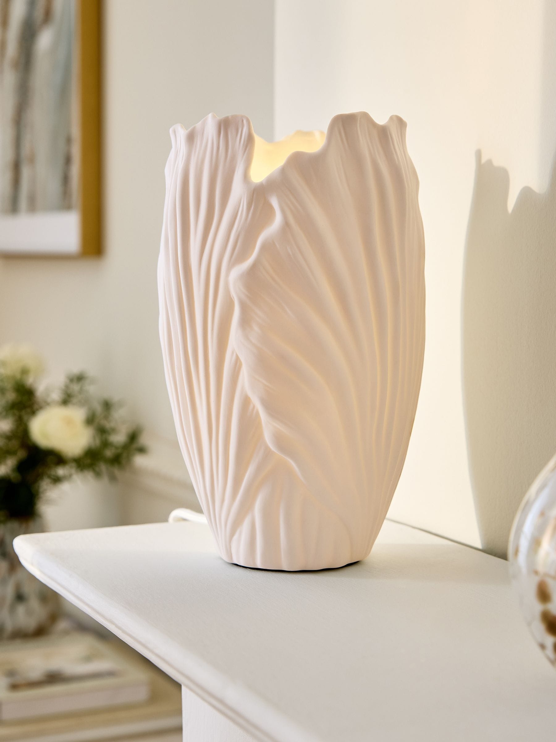 White Ayla Table Lamp