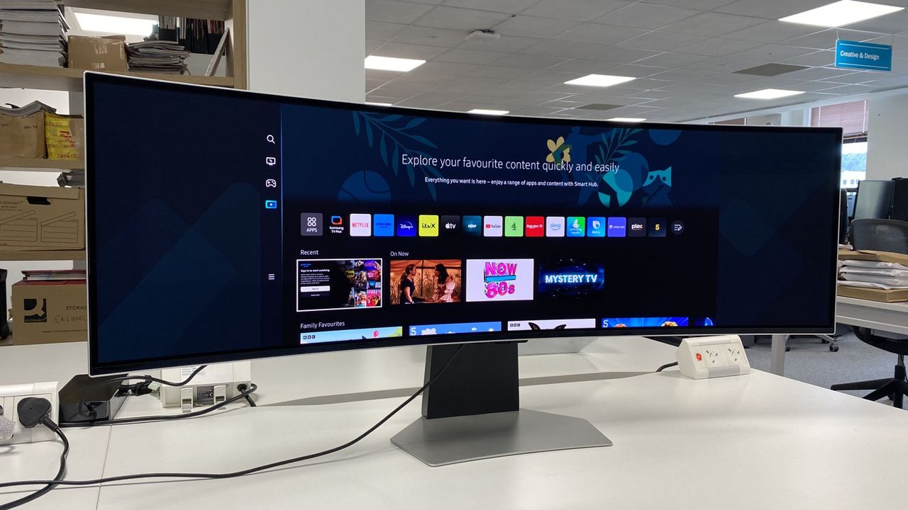 Samsung Odyssey OLED G9 menu screen