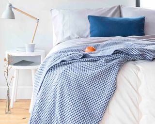 pillow and bedding in calm bedroom