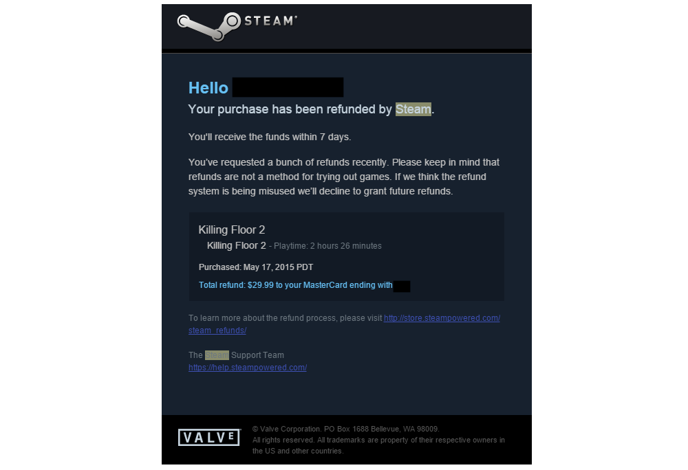 Everything you need to know about Steam refunds, explained PC Gamer