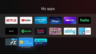 File explorer app on Android and Google TV