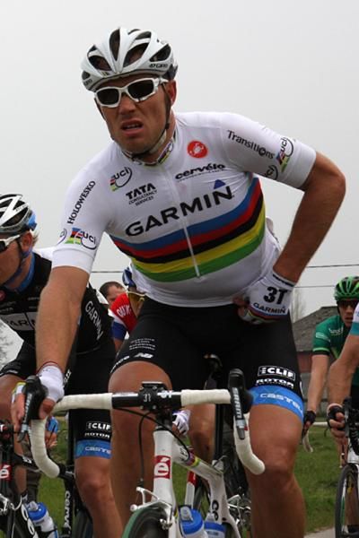 World Champion Thor Hushovd (Garmin-Cervelo)