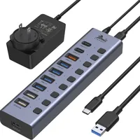 Lionwei Powered 10 Port, 10Gbps USB Hub:&nbsp;now $46 at Amazon