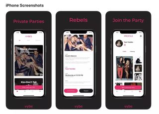 Vybe Together App Screenshots
