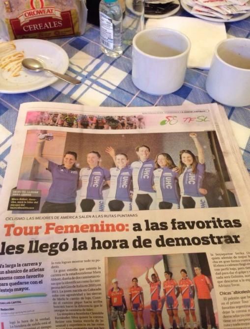 Reading the morning paper