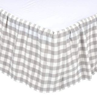 VHC Brands Buffalo Check Bed Skirt