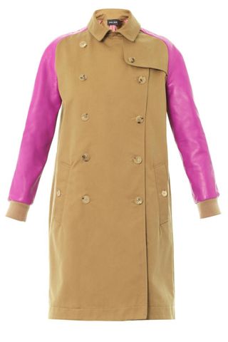 Sophie Hulme Leather Sleeve Trench Coat, £565