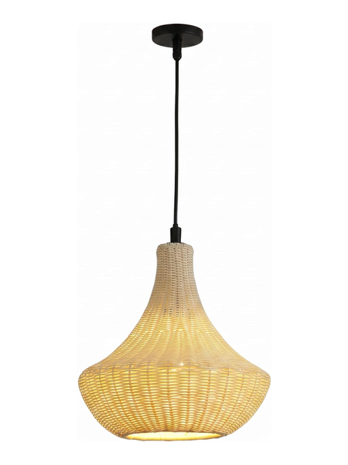 Plastic Rattan Outdoor Pendant Light